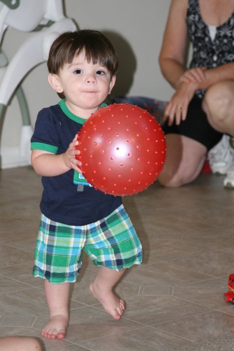 Nicholas runs with the ball